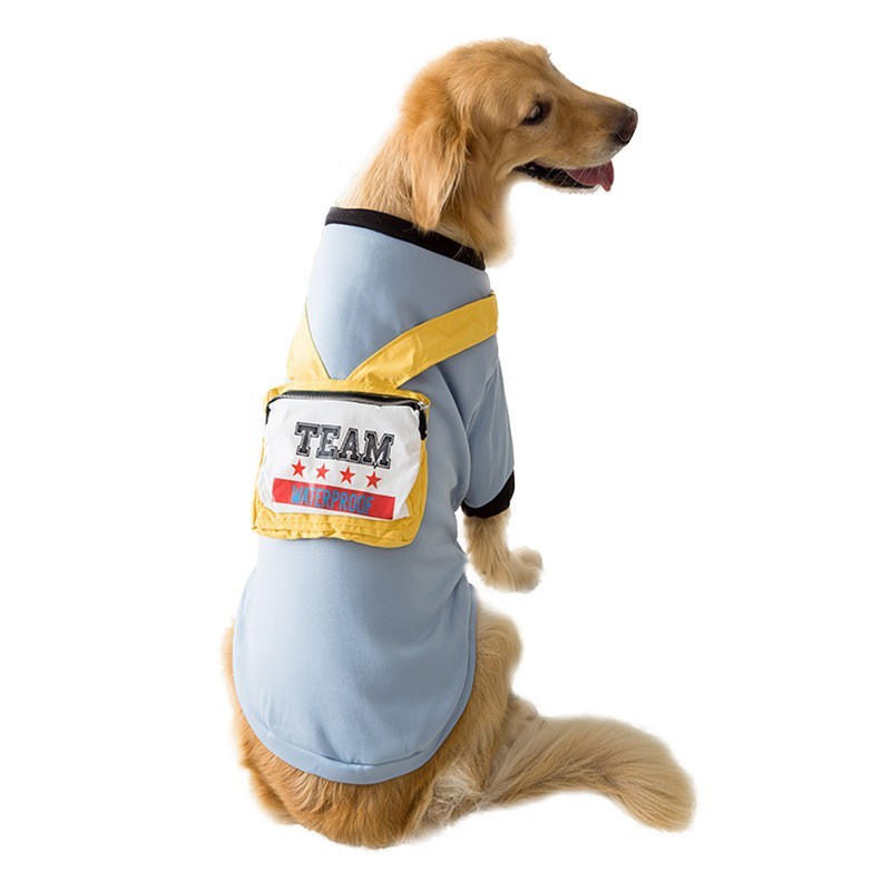 Áo cho chó lớn size từ 20 - 50 kg áo thu đông có tay TEAM WATER POOF vải len lót lông cừu cao cấp