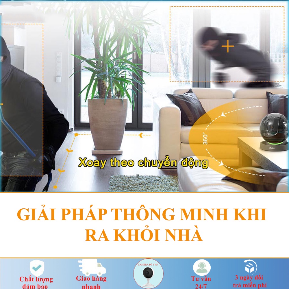 Camera WIFI IP Xoay 360 Trong Nhà REX IPC-A26LP IMOU 1080P Bảo hành chính hãng 24 tháng