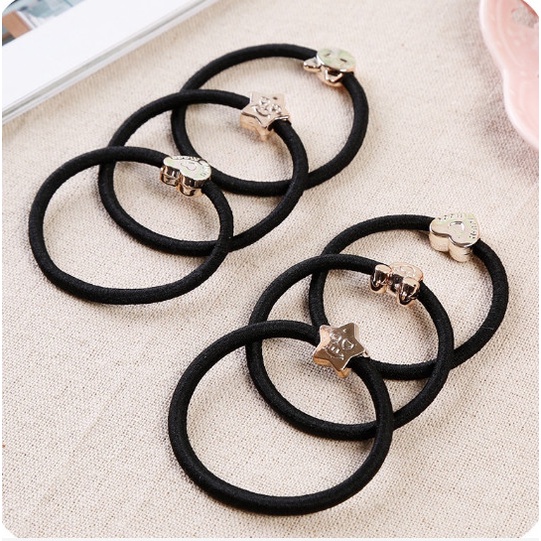 Dây Cột Tóc Hình Mèo Chuột Vương Miện Nơ Ngẫu Nhiên Cho Nữ   KT028