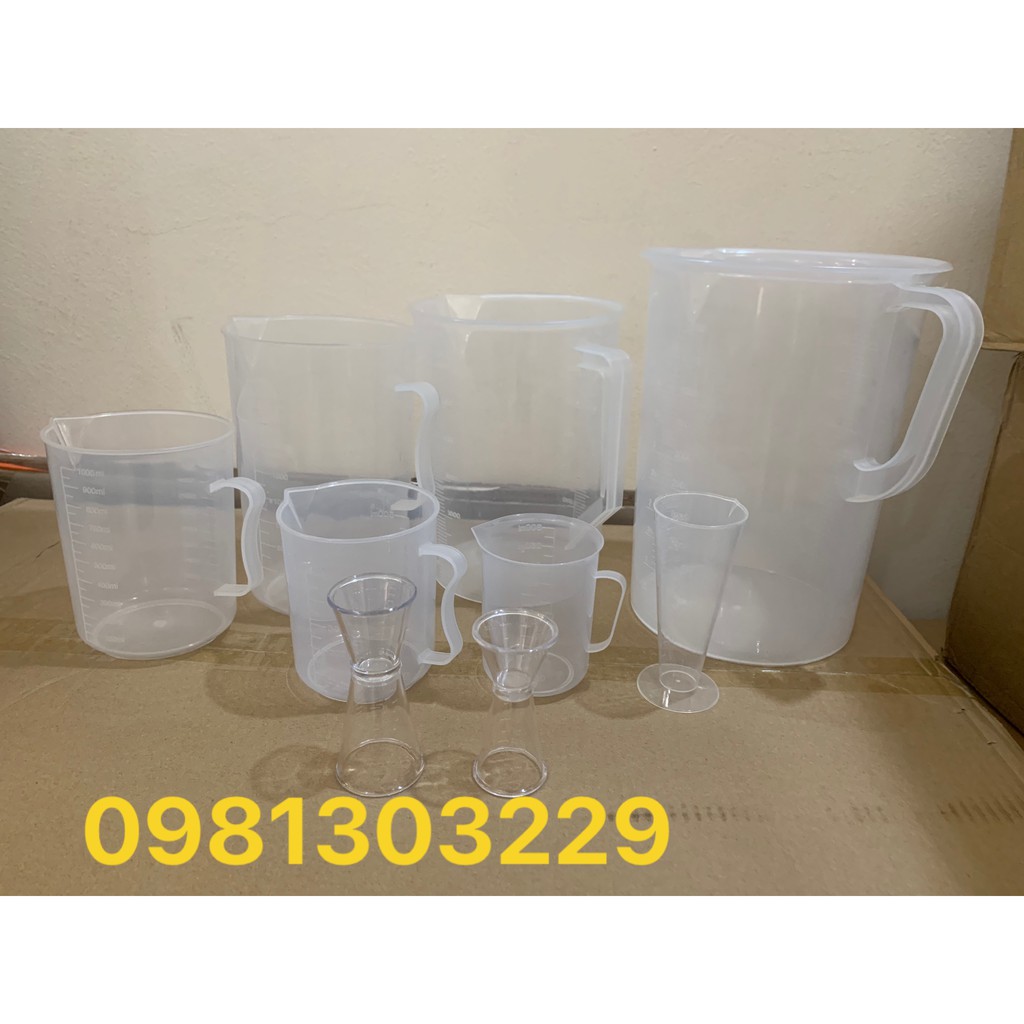Ca Đong Nhựa Có Vạch Chia