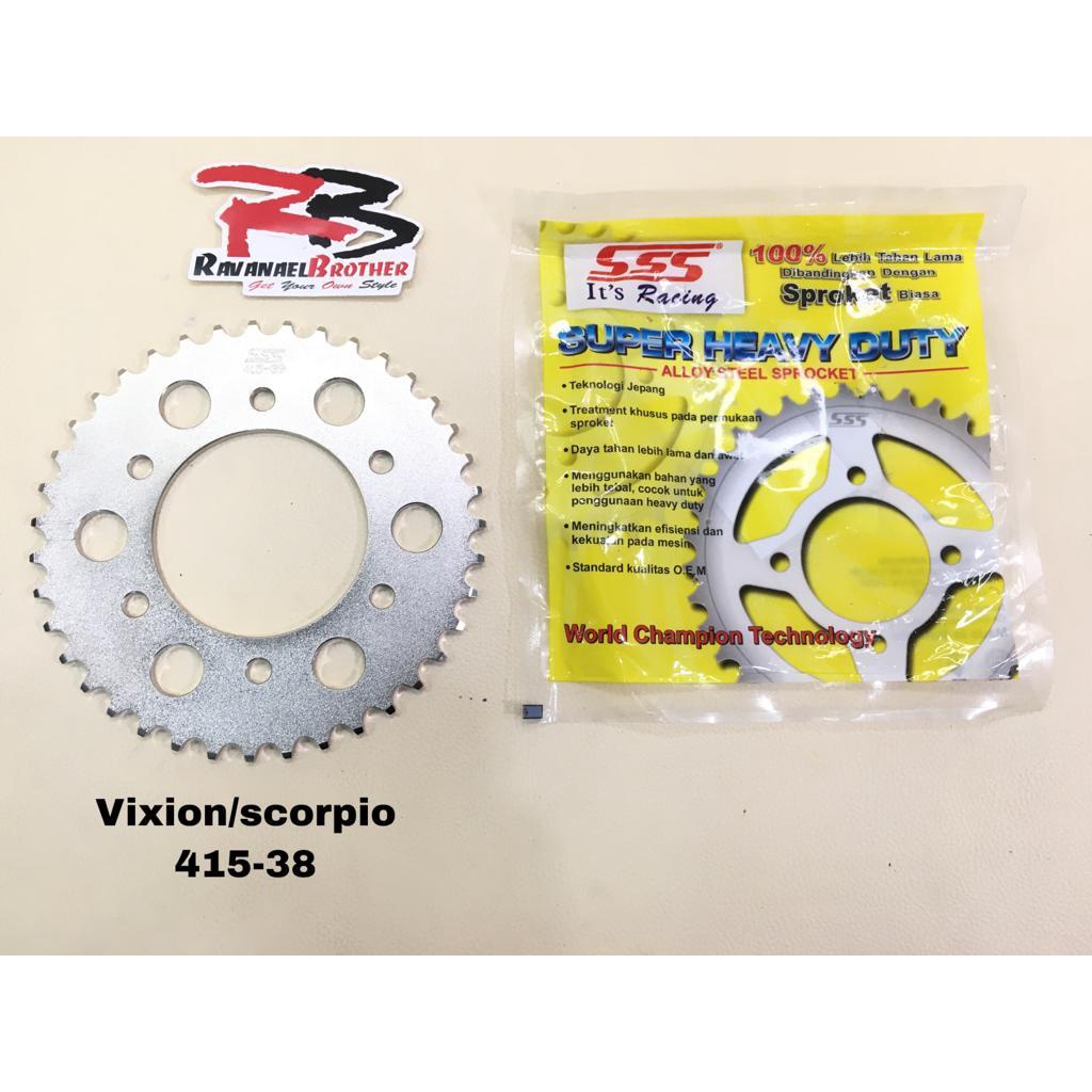 Bánh Răng Phía Sau Chất Lượng Cao Cho Xe Hơi SSS 415 Vixion Scorpio R15 Old V2