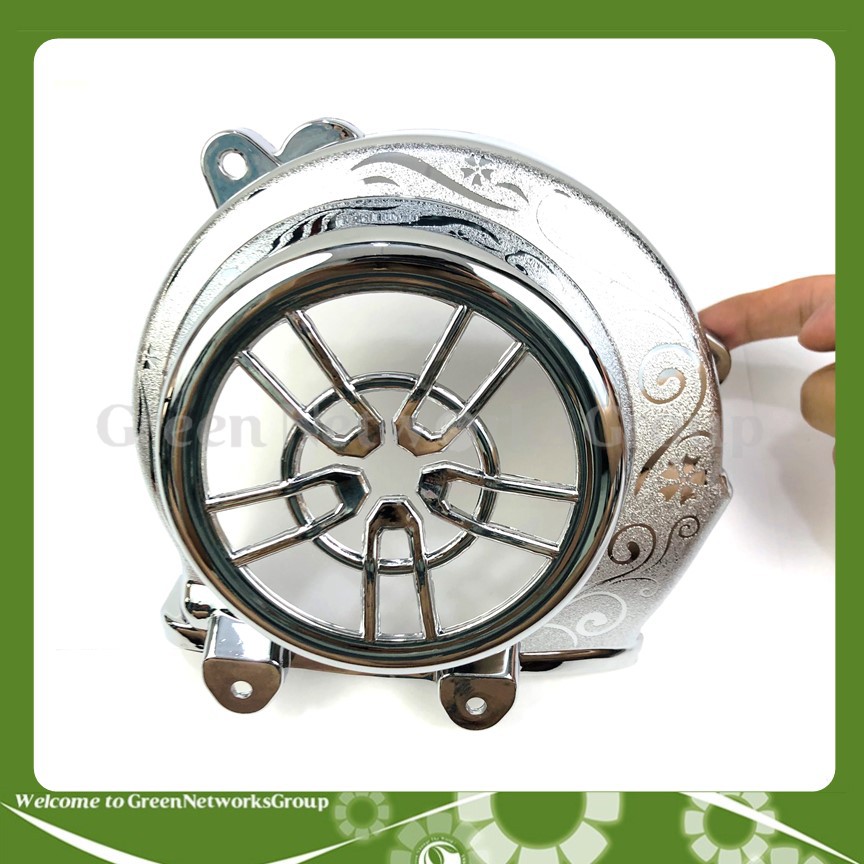 Ốp quạt gió Vision 2014-2019 mạ xi Niken Greennetworks