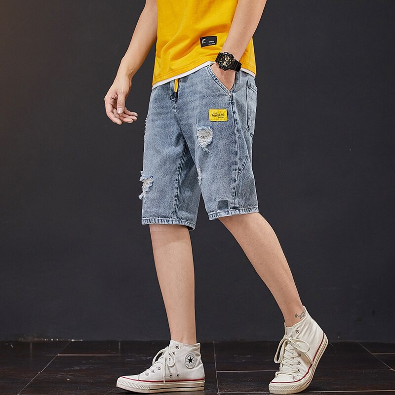 Quần Jeans Lửng Thời Trang Dành Cho Nam Size Lớn 28-42