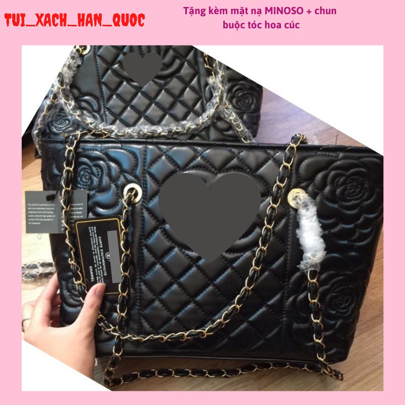 Túi Xách Nữ Đẹp ♥️ FREESHIP ♥️ Túi Công Sở Hoa Trà Size Đại HQ124