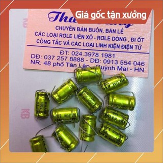 Tụ loa không phân cực 3.3 m/100 v giá cho 5 chiếc