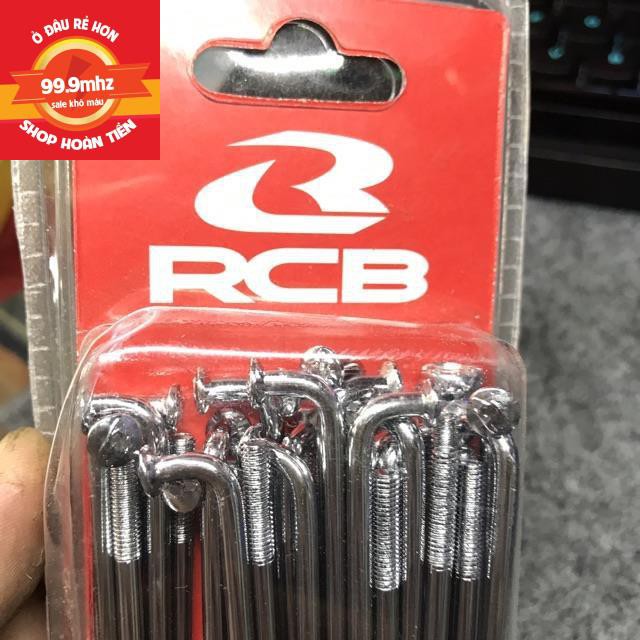 Căm Mạ Crôm Chính Hãng RCB Siêu Sáng Bảo Hành 6 Tháng Đủ Size 184/157/149