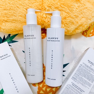 KLAVUU Sữa dưỡng thể Lotion - Sữa tắm Body Wash trắng da Klavuu Relief Pearlsation Signature