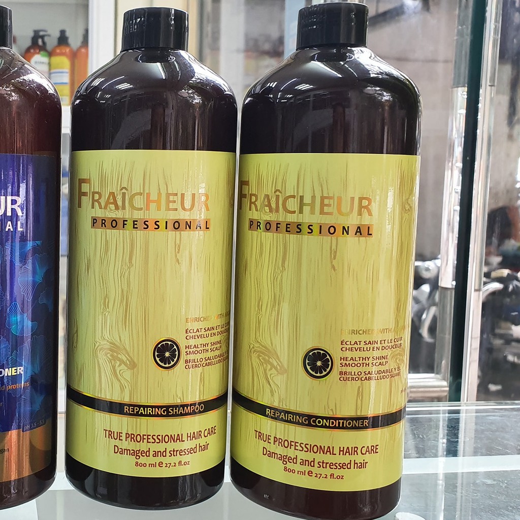 DẦU GỘI XẢ PHỤC HỒI FRAICHEUR REPAIR 500ml -  800ml*2