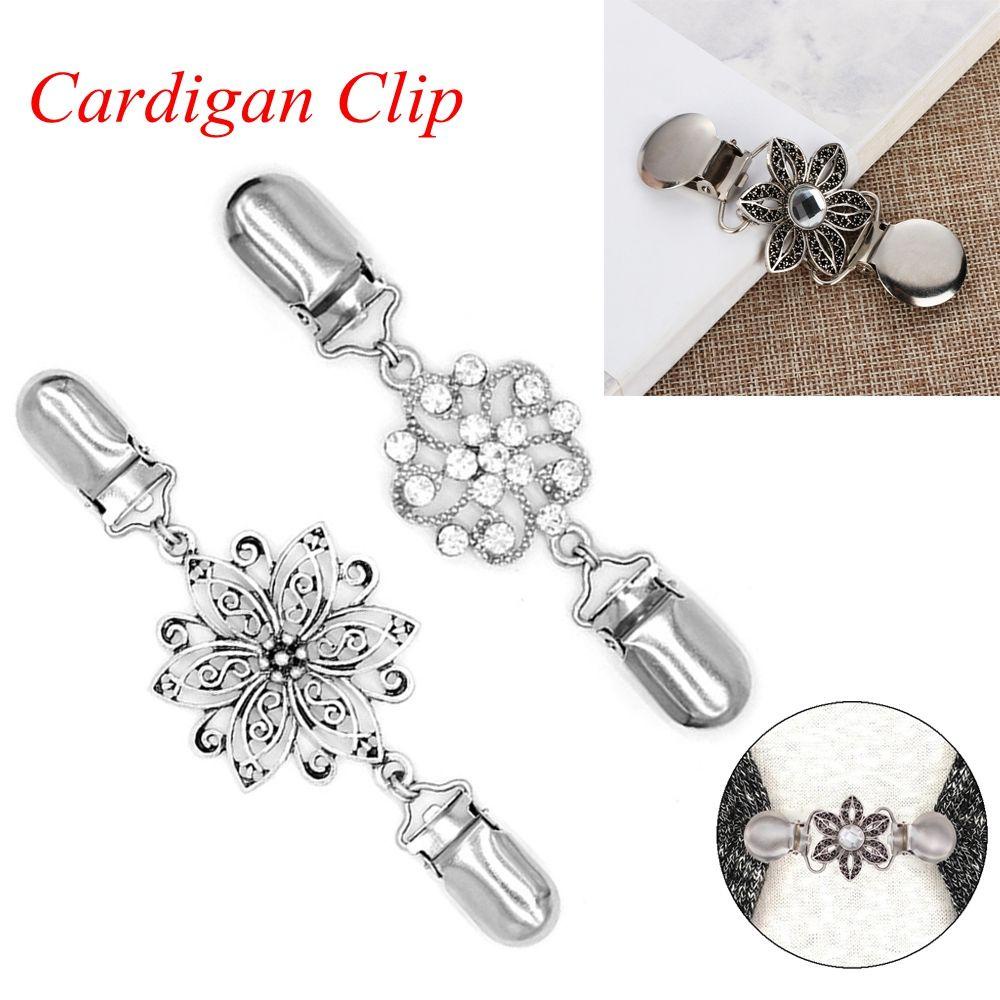 Kẹp Áo Khoác Cardigan Hình Chú Vịt Phong Cách Retro Mùa Đông Mới