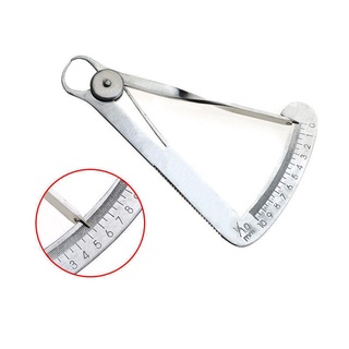 Thước đo độ dày cong bằng thép không gỉ chuyên dụng trong nha khoa