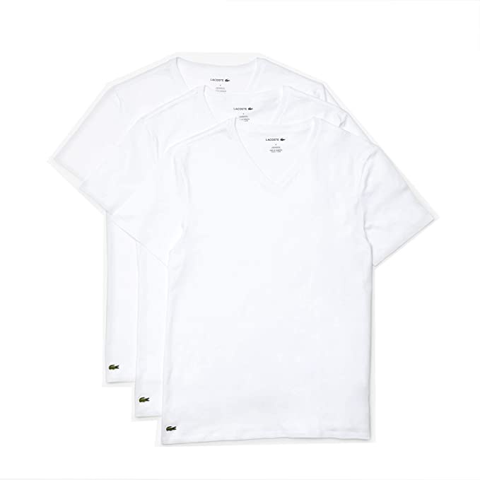 Áo phông cổ chữ V Lacoste Men's Essentials 100% Cotton