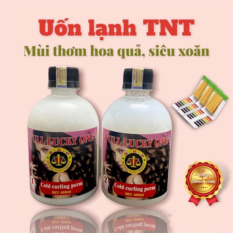 thuốc uốn lạnh TNT toàn lucky công ty Uốn lạnh Lucky one không khô tóc, bóng và mềm