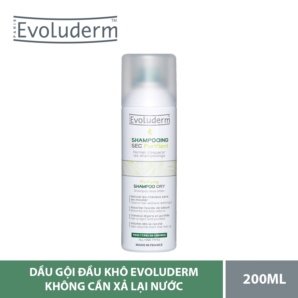 Bộ xịt khoáng và dầu gội khô Evoluderm giúp chăm sóc da và tóc tiện lợi khi đi du lịch, phượt 150ml | BigBuy360 - bigbuy360.vn