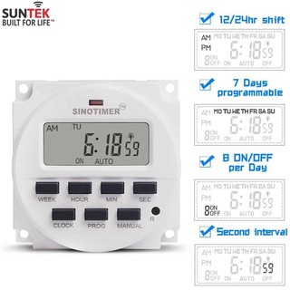 BỘ CÔNG TẮC HẸN GIỜ SUNTEK TM618