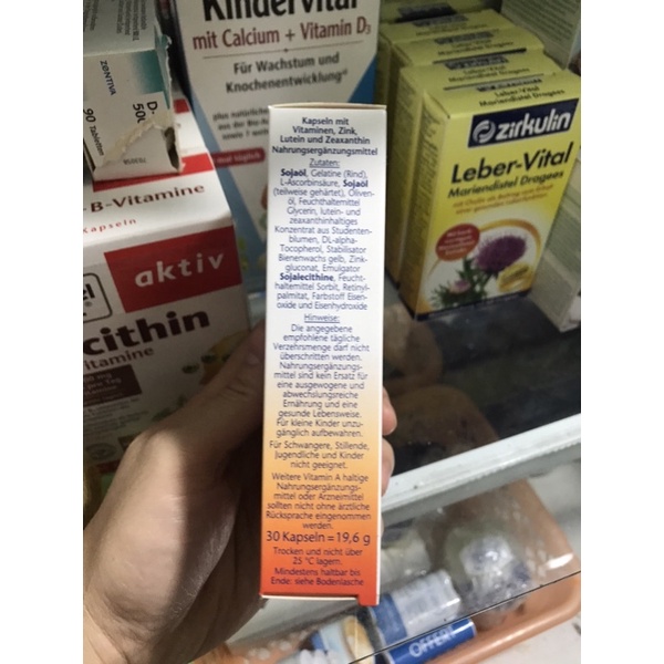 VIÊN UỐNG BỔ MẮT Augen Vital Doppel herz