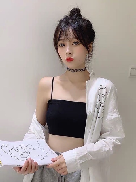 COMBO 3 áo bra quây su kèm dây mát lạnh