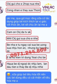 SỮA VINLAC BABY, SỐ 1, 2 ( 900g DATE 7/2023)