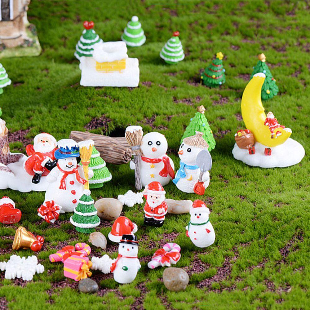 Phụ Kiện Trang Trí Giáng Sinh Mini Bằng Nhựa Resin Hình AUGUSTINA