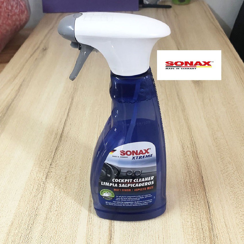 SONAX LÀM SẠCH NHỰA NỘI THẤT - 283241 chống bám bụi, phục hồi và duy trì độ mới cho bề mặt nhựa.