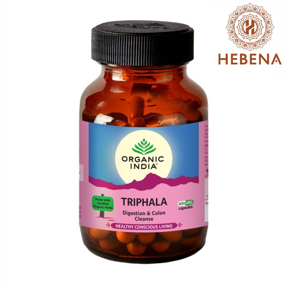 Viên uống thanh lọc ruột - Organic India Triphala - hebenastore