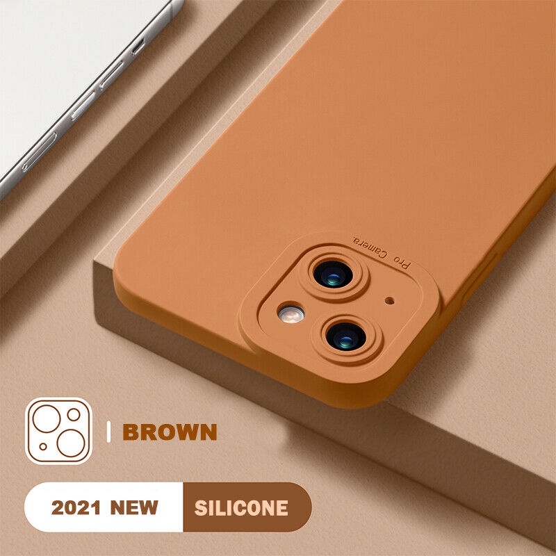 Ốp điện thoại silicon bảo vệ ống kính máy ảnh cho iPhone 13 Pro Max 11 12 Pro Max 12Mini 7 8 Plus X XS XR