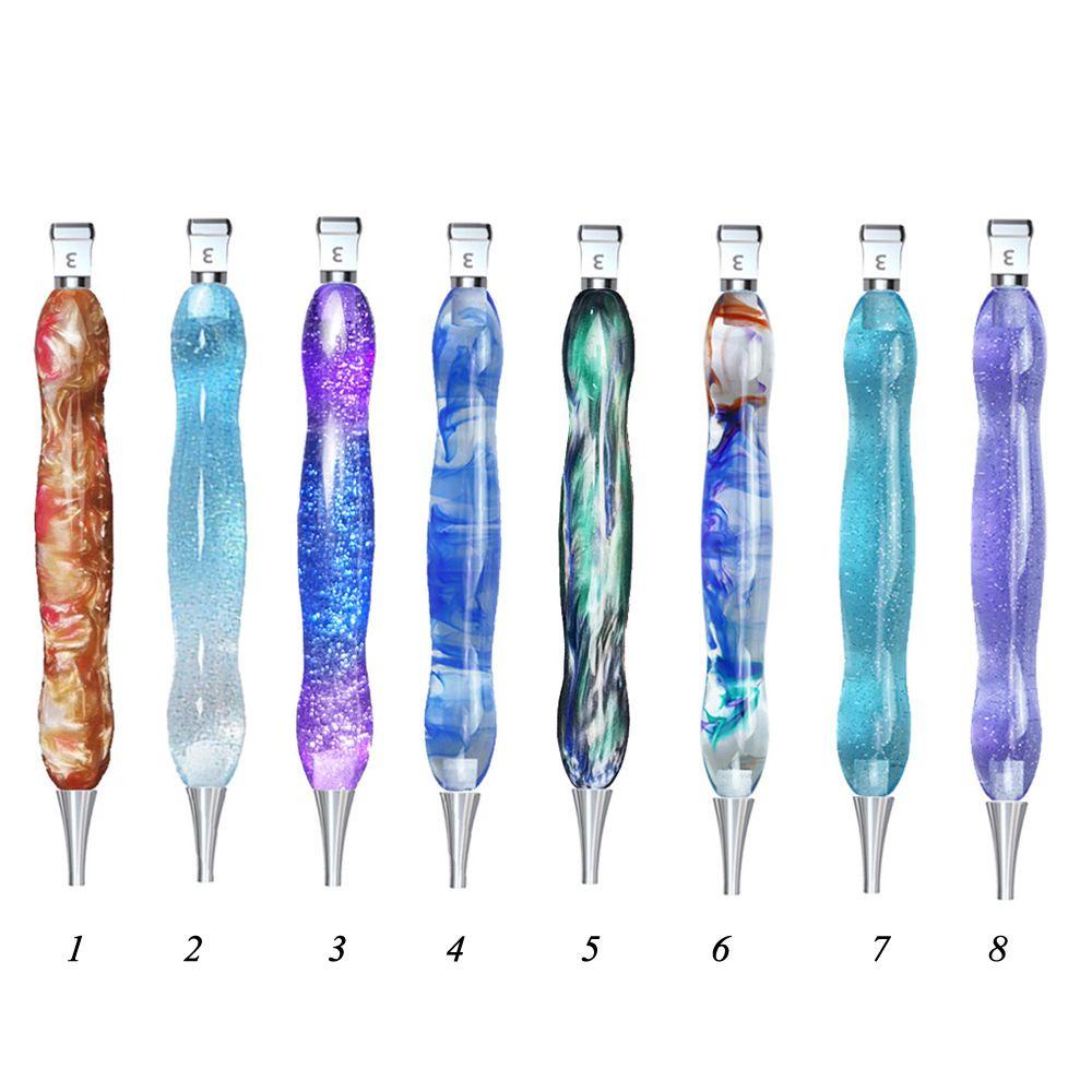 ROWANS Bút Đính Kim Cương 5D Bằng Nhựa Resin Dùng Thêu Tranh Chữ Thập DIY