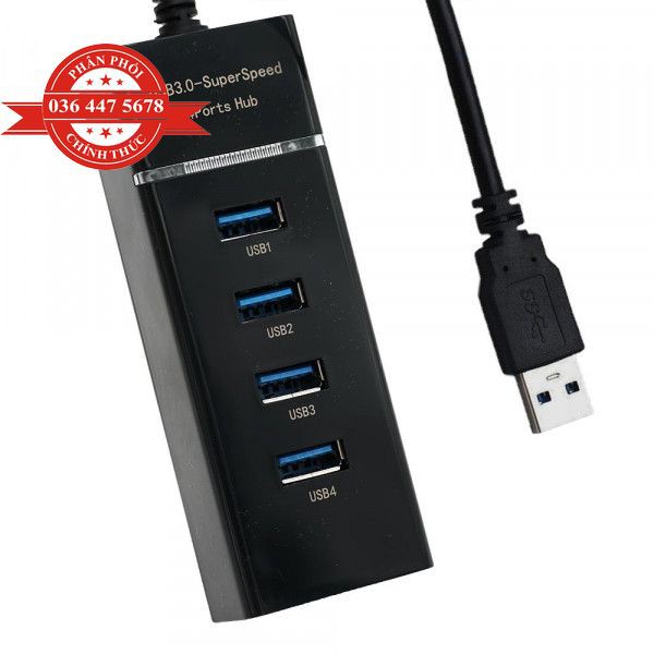 Hub chia USB 3.0 Superspeed 4 Port