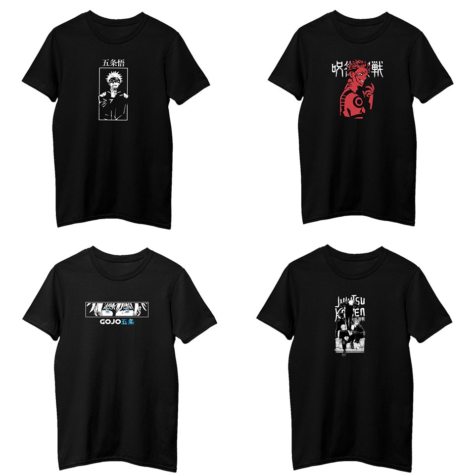 HOT Mẫu áo thun Jujutsu Kaisen: Satoru Gojo - Six Eyes Gojo's Rikugan - Sukuna King of Curses độc đẹ