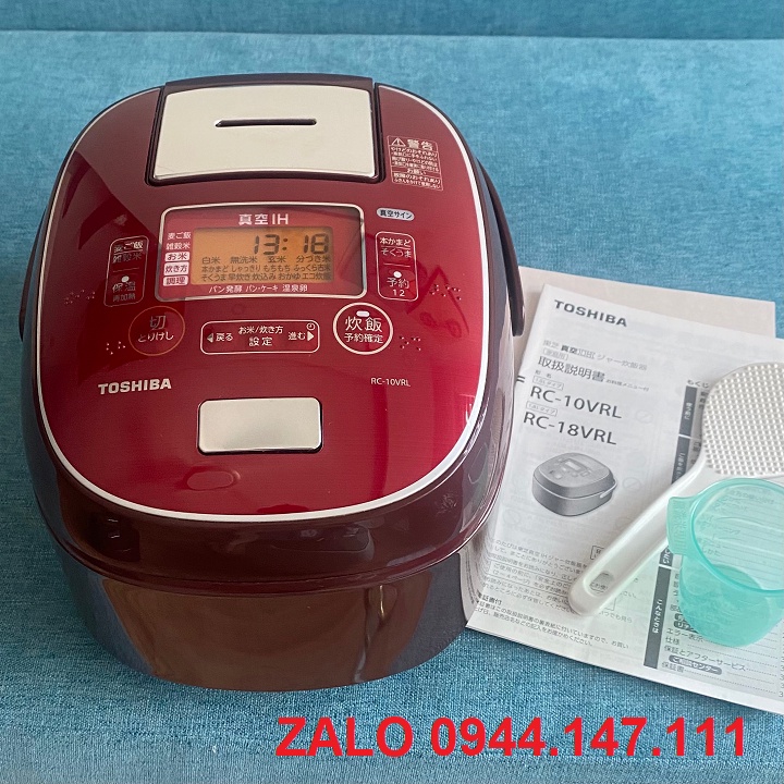 Nồi Cơm Điện Cao Tần Toshiba RC-10VRL Nhật Bản