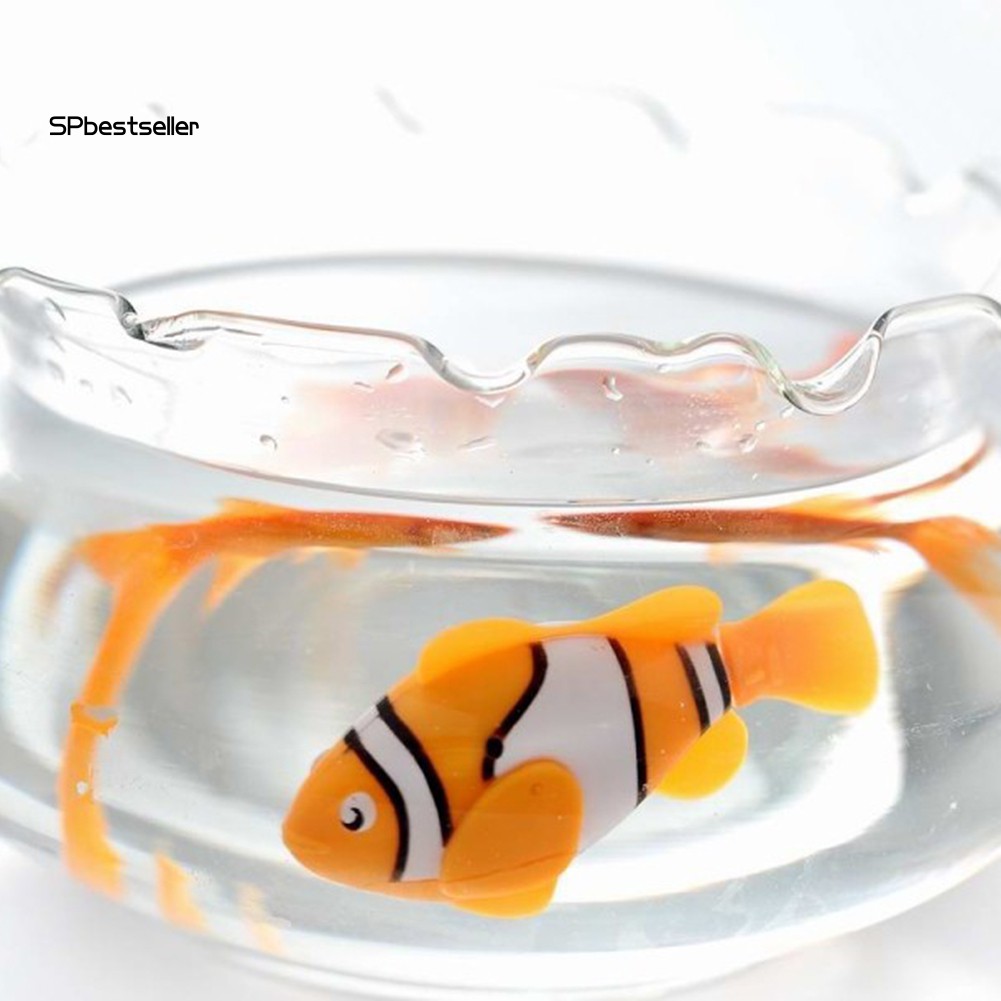 Cá Robot Đồ Chơi Chạy Pin Thiết Kế Vui Nhộn Cho Bé