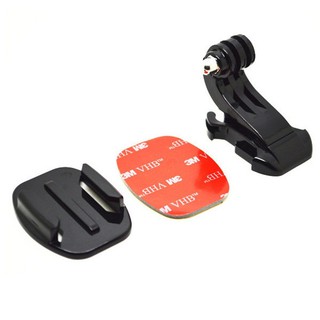 Bộ giá đỡ móc chữ J cho máy GoPro có miếng dán 3M