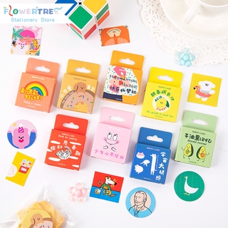 Set 46 Miếng Dán Flowertree Sticker Trang Trí Nhật Ký
