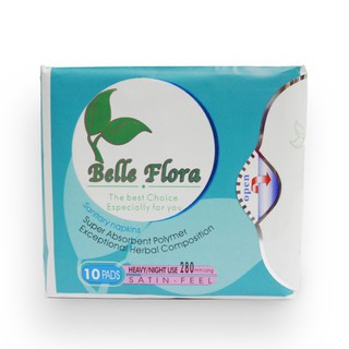 Belle flora băng vệ sinh ban đêm cotton 10 miếng - 0602638