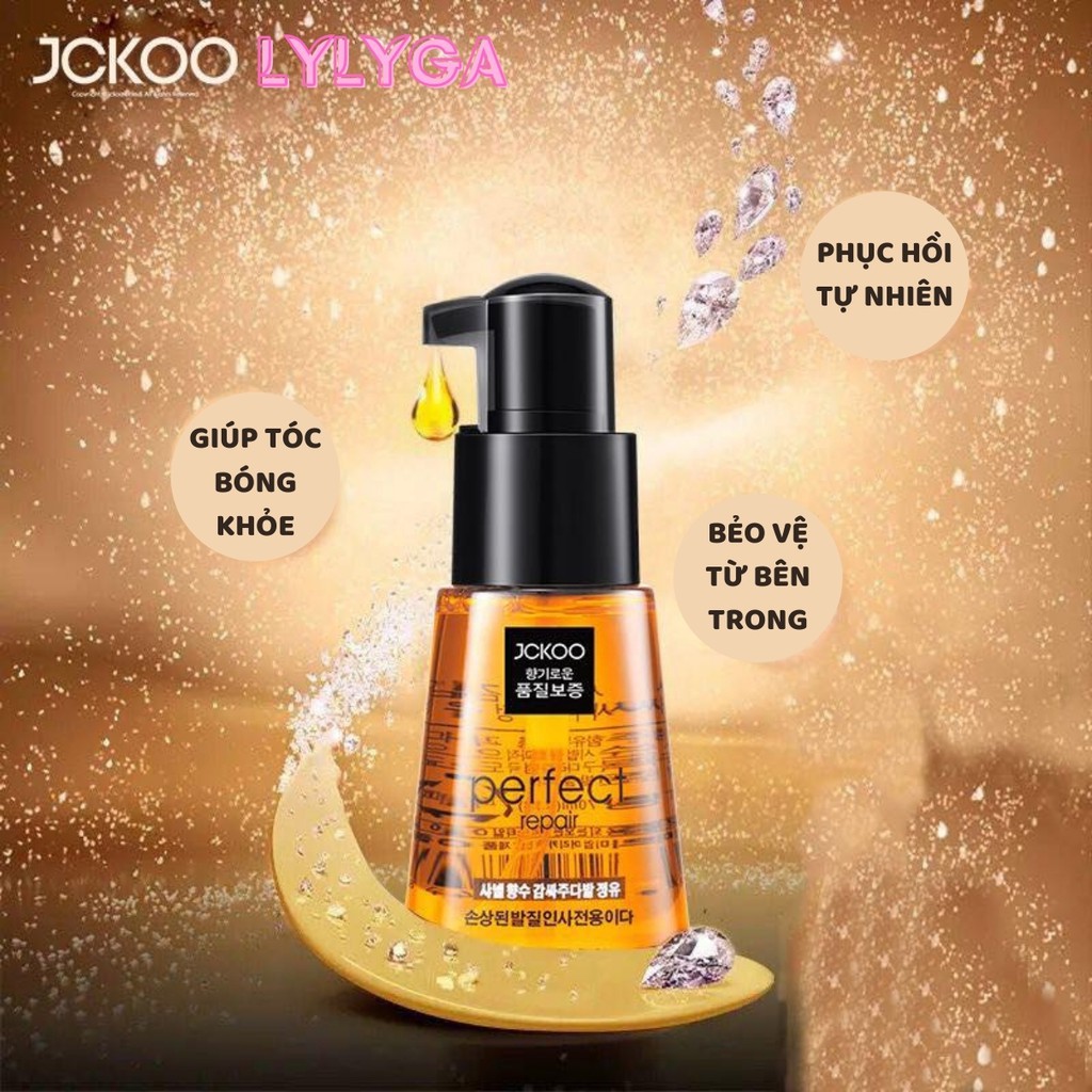 Tinh dầu dưỡng tóc JCKOO Perfect Repair 70ml Serum Phục hồi Tóc uốn, nhuộm, tóc hư tổn khô xơ giữ nếp, mượt tóc TD08