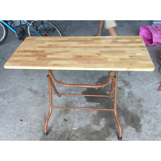 Bàn gấp cao su chân gấp gọn