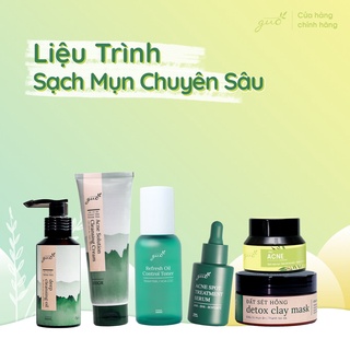 Bộ 6 sản phẩm Sạch Mụn Chuyên Sâu GUO