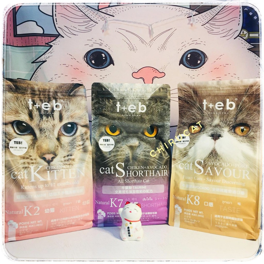 Hạt Khô Teb Canada Cho Mèo Túi 1,8kg