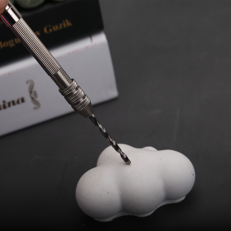 Khoan tay mini dùng cho nến/ đất sét (kèm 10 mũi khoan)