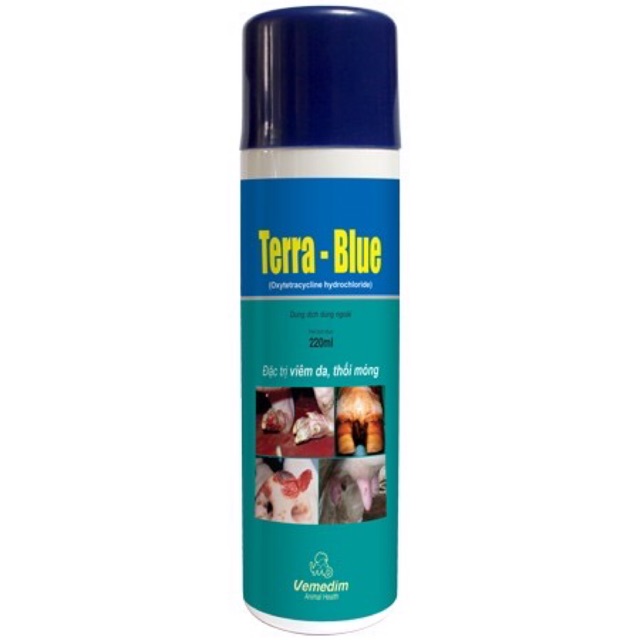 TERRA-BLUE 220ml Sát trùng vết thương
