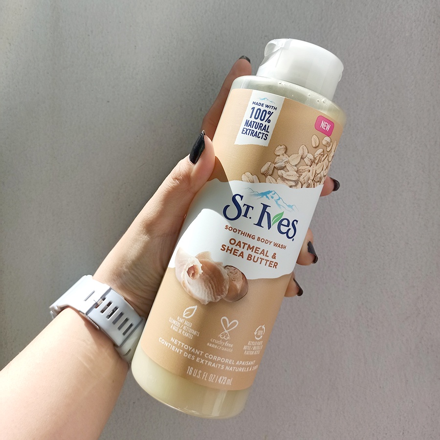 Sữa Tắm Lúa Mạch St. Ives Oatmeal &amp; Shea Butter body wash 473ml