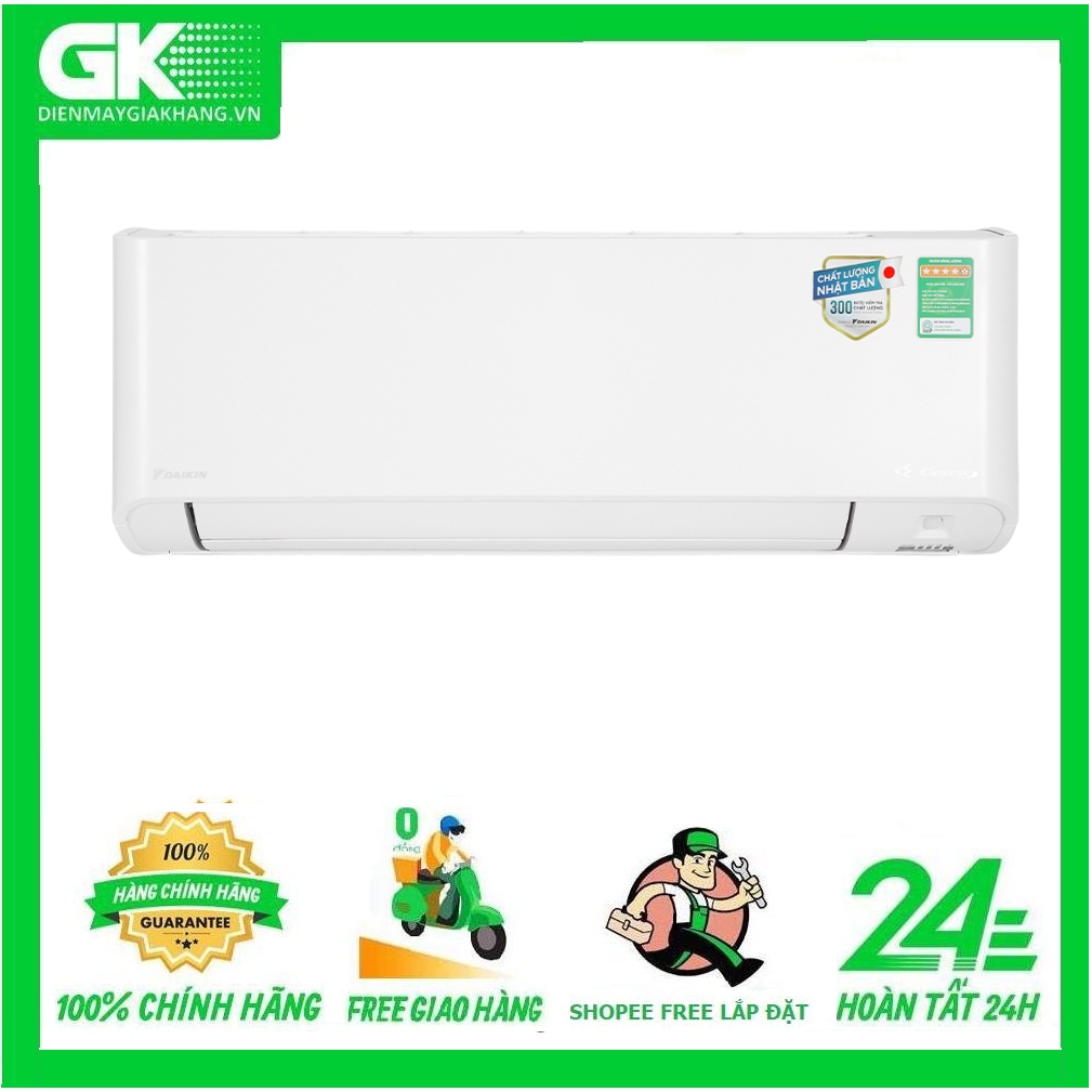 FTKY35WMVMV -- MIỄN PHÍ CÔNG LẮP ĐẶT --- Máy lạnh Daikin Inverter 1.5 HP FTKY35WMVMV