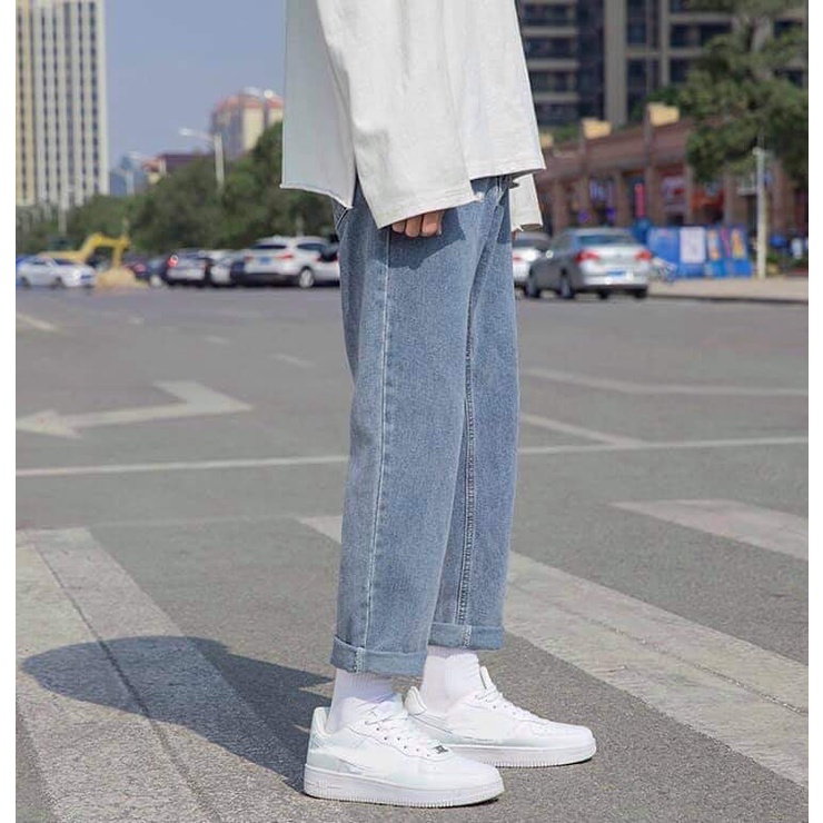 [Giá Sỉ] Quần Jeans Baggy ống suông Nam Chất liệu Co dãn Cao cấp 277 Trẻ trung cực hot | BigBuy360 - bigbuy360.vn