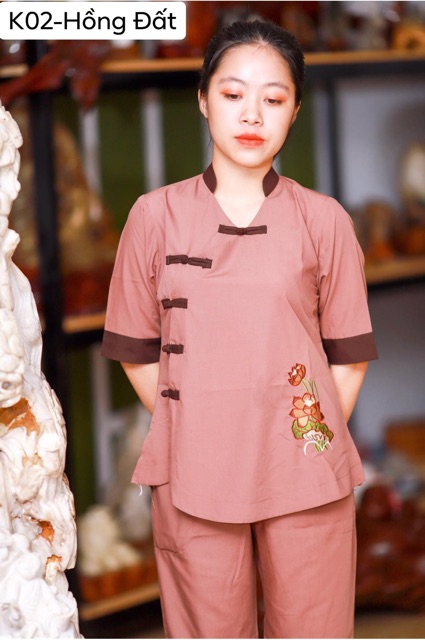 Đồ lam Pháp phục đi chùa Kate thắt nút mã 701 | BigBuy360 - bigbuy360.vn