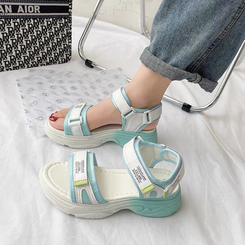 Dép Quai hậu học sinh , sandal quai hậu đi học nữ EST 2 quai dán  siêu xinh ( Xả Kho ) 109