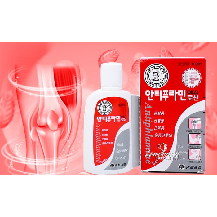 Dầu nóng xoa bóp Antiphlamine Hàn Quốc 100ml