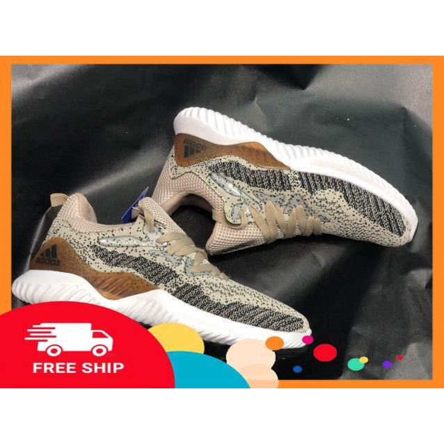 [Chất lượng số 1] [Full box] Giầy Alphabounce nâu xám nam nữ | BigBuy360 - bigbuy360.vn
