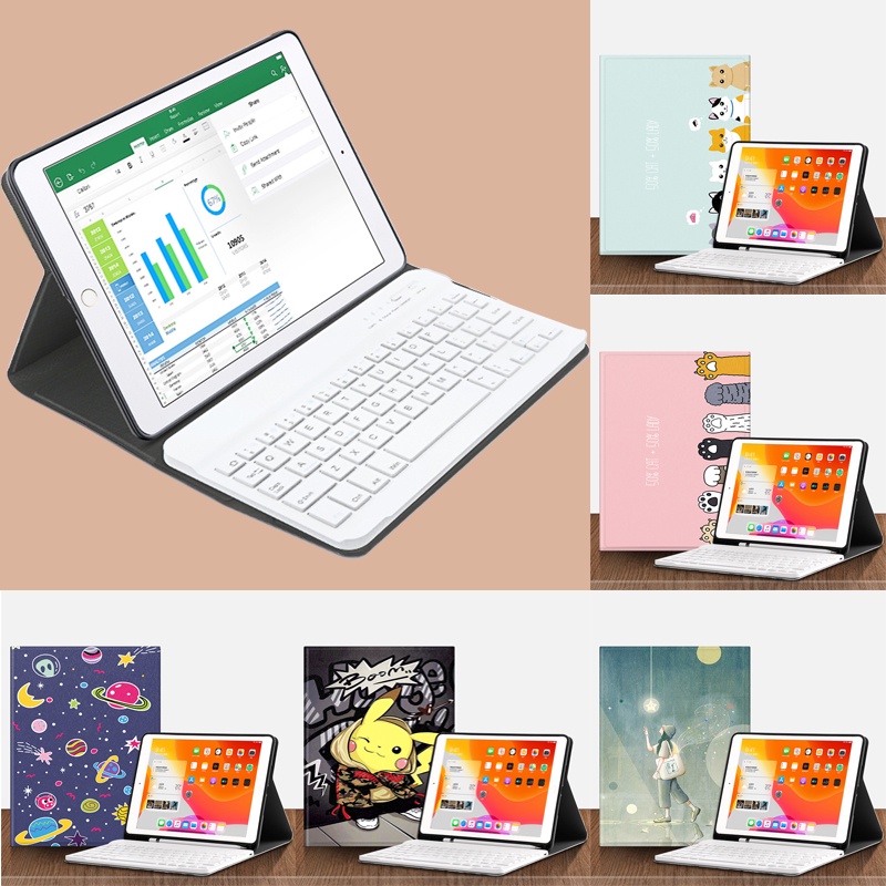 Ốp lưng kèm bàn phím Bluetooth cho iPad5/6/7/8/pro air4 10.9