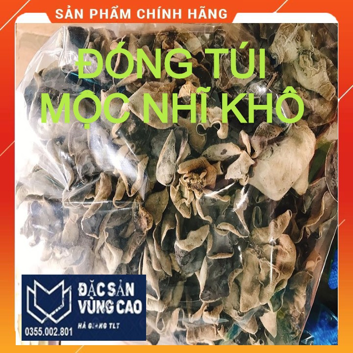 mộc nhĩ khô 100g mộc nhĩ địa phương , mộc nhỹ khô tự nhiên làm nem , xào miến, xào thịt