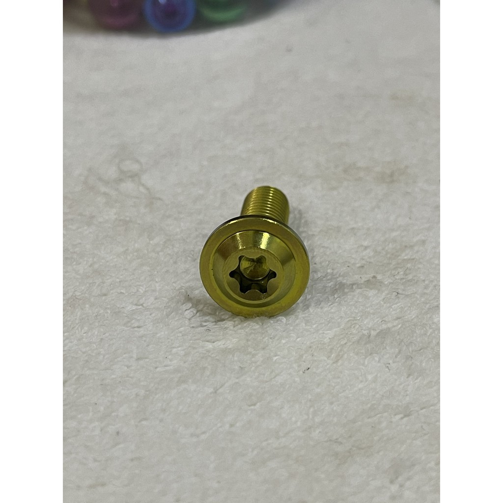 Ốc Đĩa 8li25 Dù Mỏng Titanium GR5 Lắp Mọi Loại Đĩa