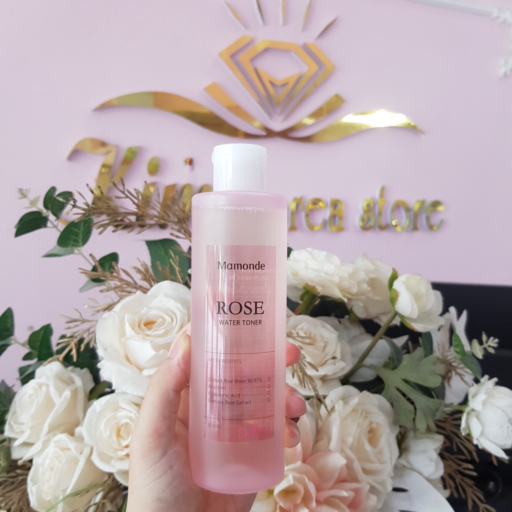 NƯỚC HOA HỒNG MAMONDE ROSE WATER TONER - 3 loại dung tích